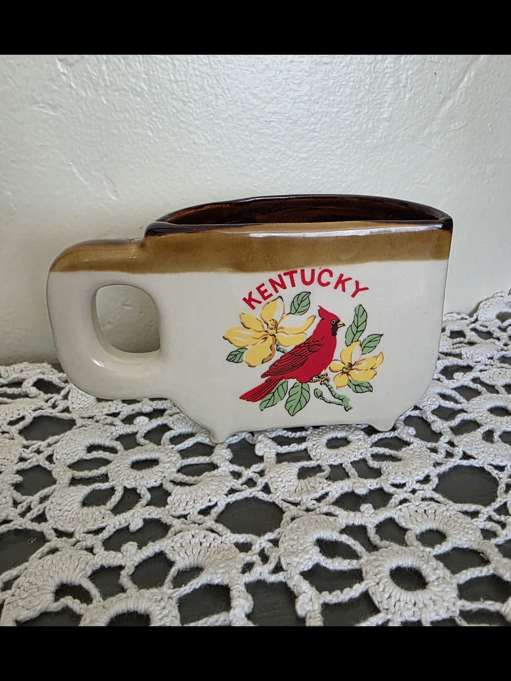Kentucky Cardinal Ceramic Unique Mug Souvenir Retro